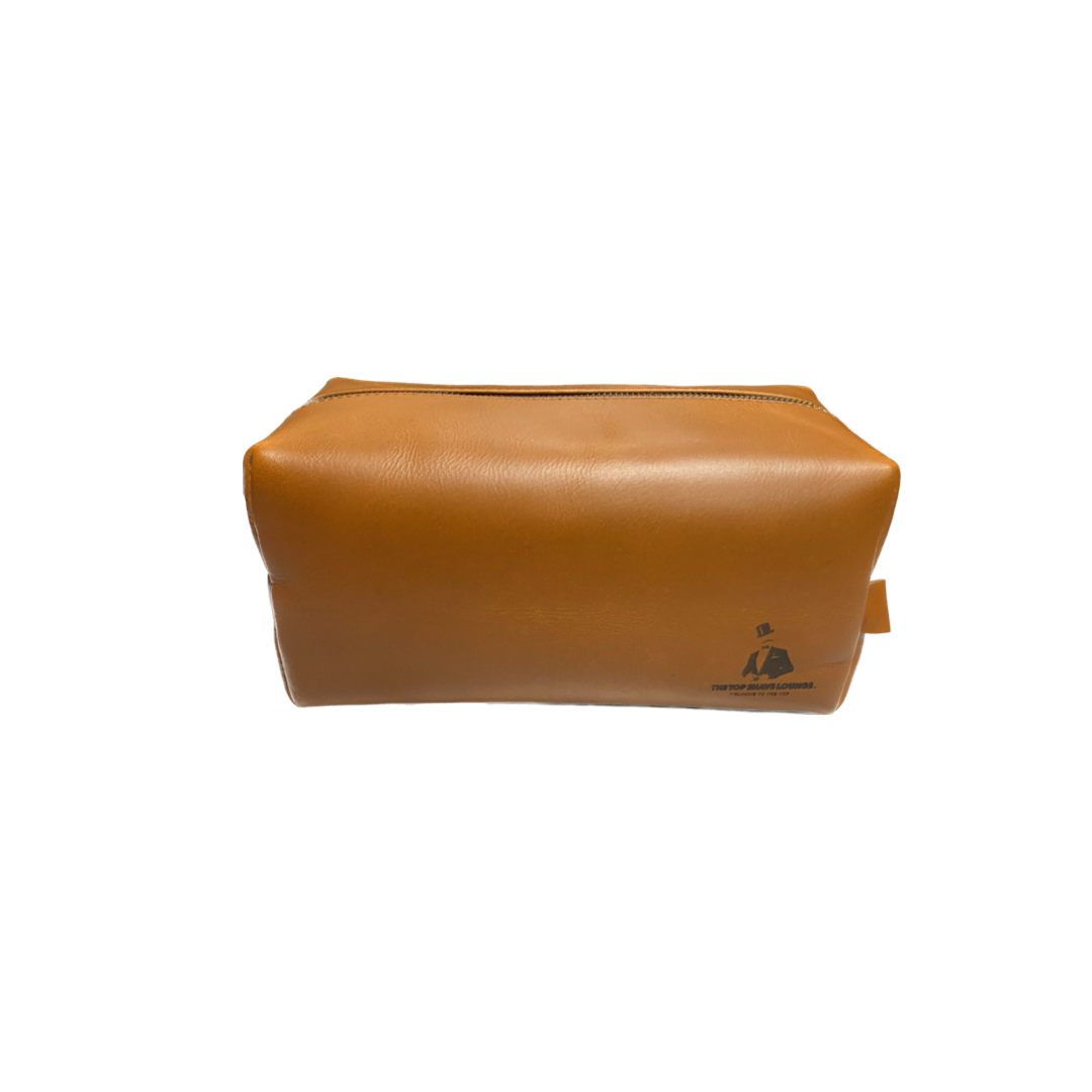 Leather Dopp kit bag